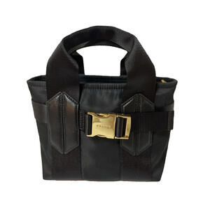 FRAME Mini Crossbody Le California Bag in Black Nylon + Adjustable Strap